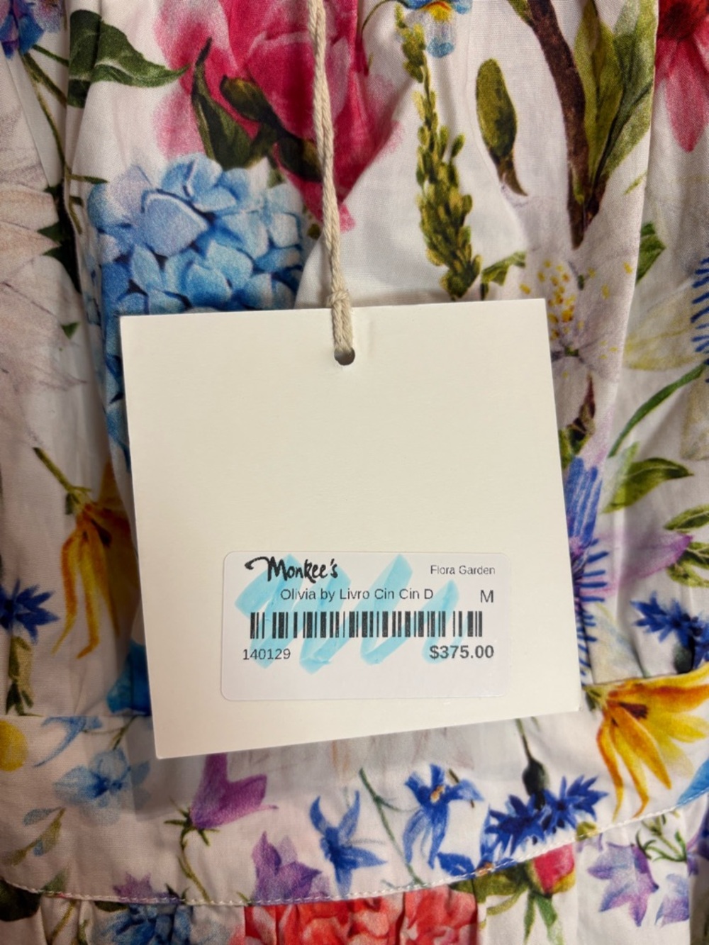 Olivia by LIVRO NWT Cin Cin Mini Dress Floral Garden Medium - Picture 7 of 10